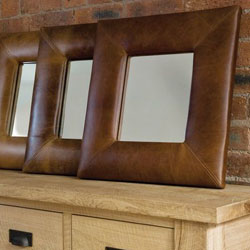 Click here to View our selection of ready made Leather and Suede Designs for Mirrors