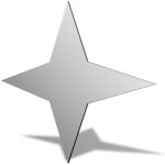 4-Pointed Star Mirror Design