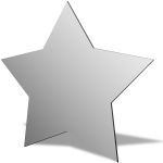5-Pointed Star Mirror Design