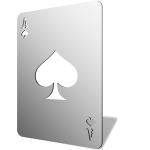 Ace of Spades Mirror Design