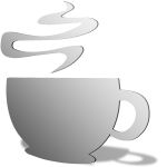 Coffee Cup Mirror Design