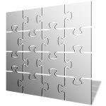 Jigsaw Mirror Design