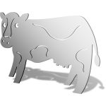 Cow Mirror Design