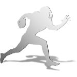 American Football Player Mirror Design