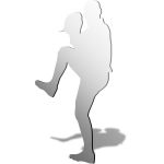 Baseball Player - Pitching Mirror Design