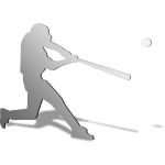 Baseball Player - Hitting Mirror Design