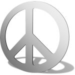 Peace Symbol Mirror Design